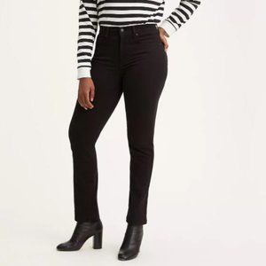 Levi's High Rise Straight Cropped Jeans